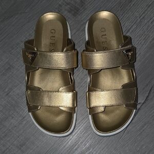Guess Gold Women's Sandals